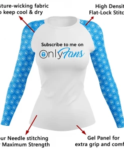 XMARTIAL Only Fans Women's Rash Guard