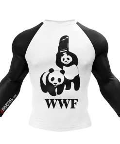 XMARTIAL Panda Chair Shot BJJ Rash Guard