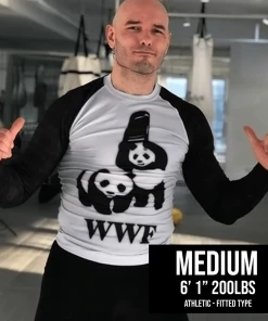 XMARTIAL Panda Chair Shot BJJ Rash Guard