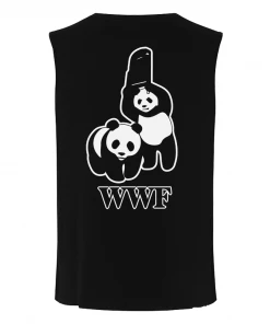 XMARTIAL Streetwear & Athletics Panda Chair Shot Tank Top