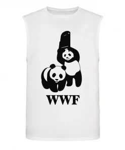 XMARTIAL Streetwear & Athletics Panda Chair Shot Tank Top