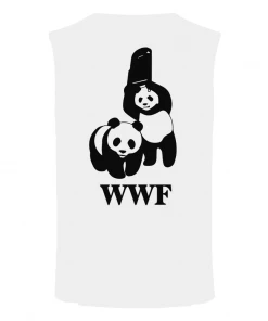 XMARTIAL Streetwear & Athletics Panda Chair Shot Tank Top