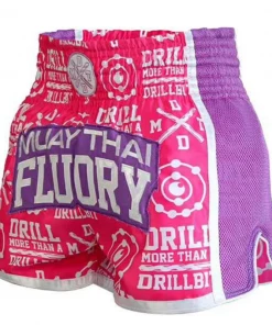 XMARTIAL MMA Shorts Pink Drills Muay Thai Shorts