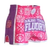 XMARTIAL MMA Shorts Pink Drills Muay Thai Shorts