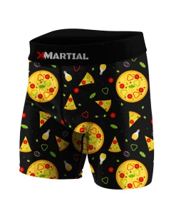 XMARTIAL Pizza Time BJJ/MMA Compression Shorts