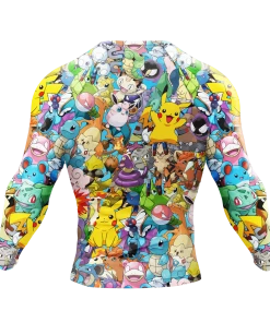 XMARTIAL Pokemon Evo Rash Guard Rash Guards