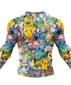 XMARTIAL Pokemon Evo Rash Guard Rash Guards