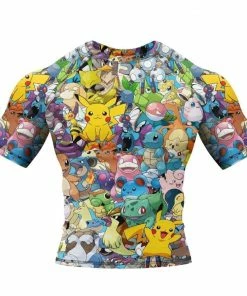XMARTIAL Pokemon Evo Rash Guard Rash Guards