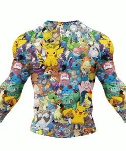 XMARTIAL Pokemon Evo Rash Guard Rash Guards