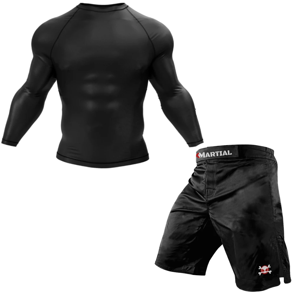 XMARTIAL BJJ Bundles (Best Deals) Premium Black Compression Bundle 4 XMARTIAL BJJ Bundles (Best Deals) Premium Black Compression Bundle