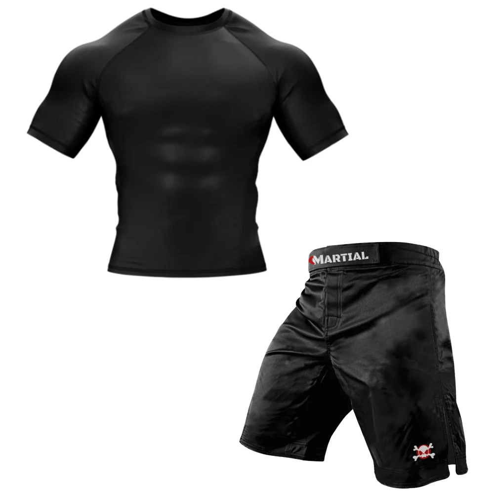 XMARTIAL BJJ Bundles (Best Deals) Premium Black Compression Bundle 7 XMARTIAL BJJ Bundles (Best Deals) Premium Black Compression Bundle