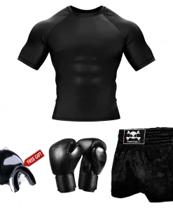 XMARTIAL Premium Black Muay Thai Gear BJJ Bundles (Best Deals) 12 XMARTIAL Premium Black Muay Thai Gear BJJ Bundles (Best Deals)