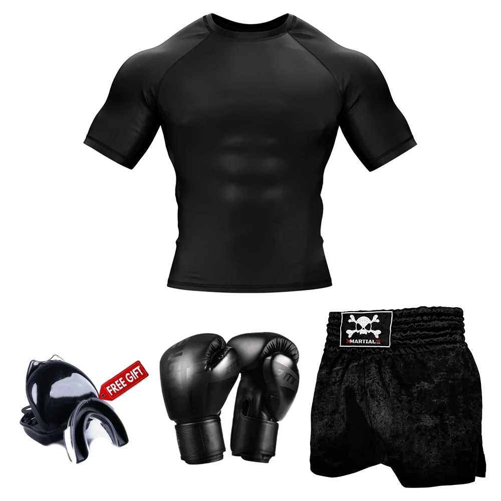 XMARTIAL Premium Black Muay Thai Gear BJJ Bundles (Best Deals) 5 XMARTIAL Premium Black Muay Thai Gear BJJ Bundles (Best Deals)