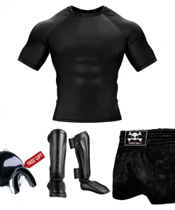 XMARTIAL Premium Black Muay Thai Gear BJJ Bundles (Best Deals) 13 XMARTIAL Premium Black Muay Thai Gear BJJ Bundles (Best Deals)