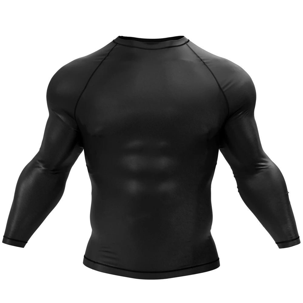 XMARTIAL Premium Black BJJ Rash Guard 3 XMARTIAL Premium Black BJJ Rash Guard