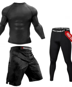 XMARTIAL BJJ Bundles (Best Deals) Premium Compression Bundle With Free Spats