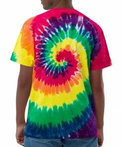 XMARTIAL New Arrival Rainbow Oversized Tie-Dye T-Shirt