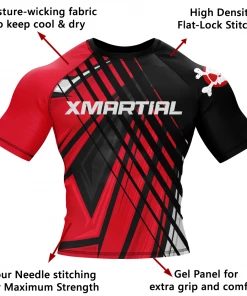 XMARTIAL Rave Rash Guard Rash Guards