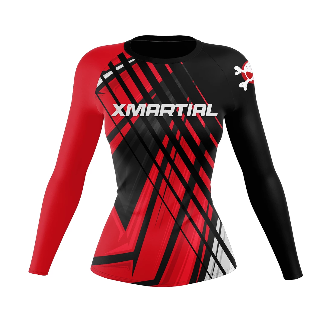 XMARTIAL Rave Women's Rash Guard Rash Guards 4 XMARTIAL Rave Women's Rash Guard Rash Guards