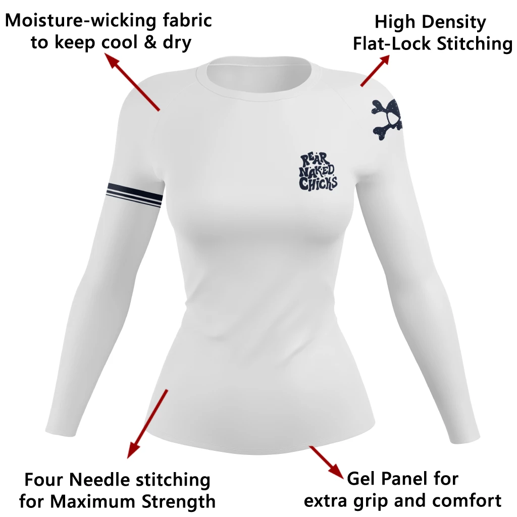 XMARTIAL Rash Guards Rear Naked Chicks Women’s Rash Guard 8 XMARTIAL Rash Guards Rear Naked Chicks Women’s Rash Guard