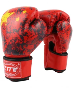 XMARTIAL Red All Star Batting Boxing Gloves Muay Thai Gloves