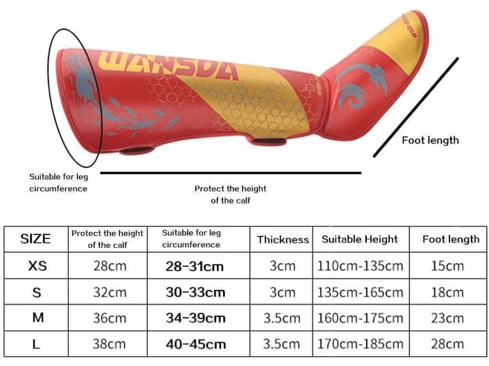 XMARTIAL Red Combat Muay Thai Shin Guards 5 XMARTIAL Red Combat Muay Thai Shin Guards