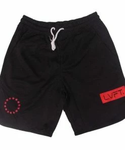 XMARTIAL Red Muscle Up Gym Shorts Streetwear & Athletics