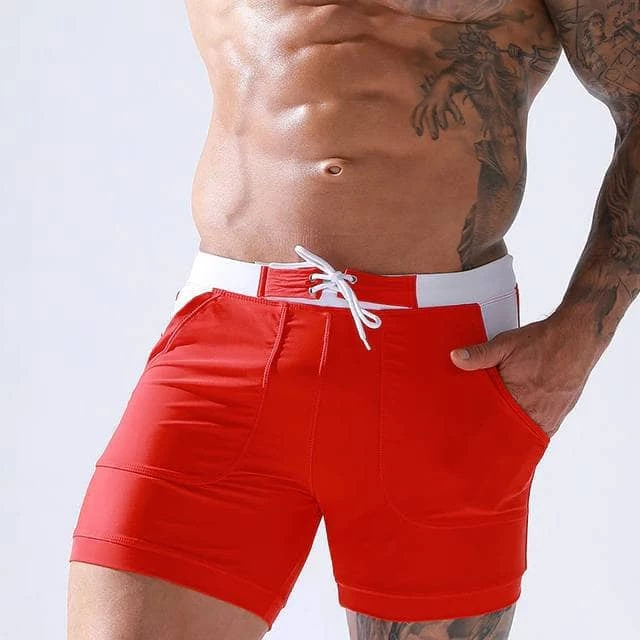 XMARTIAL Streetwear & Athletics Red Motion Gym Shorts 5 XMARTIAL Streetwear & Athletics Red Motion Gym Shorts