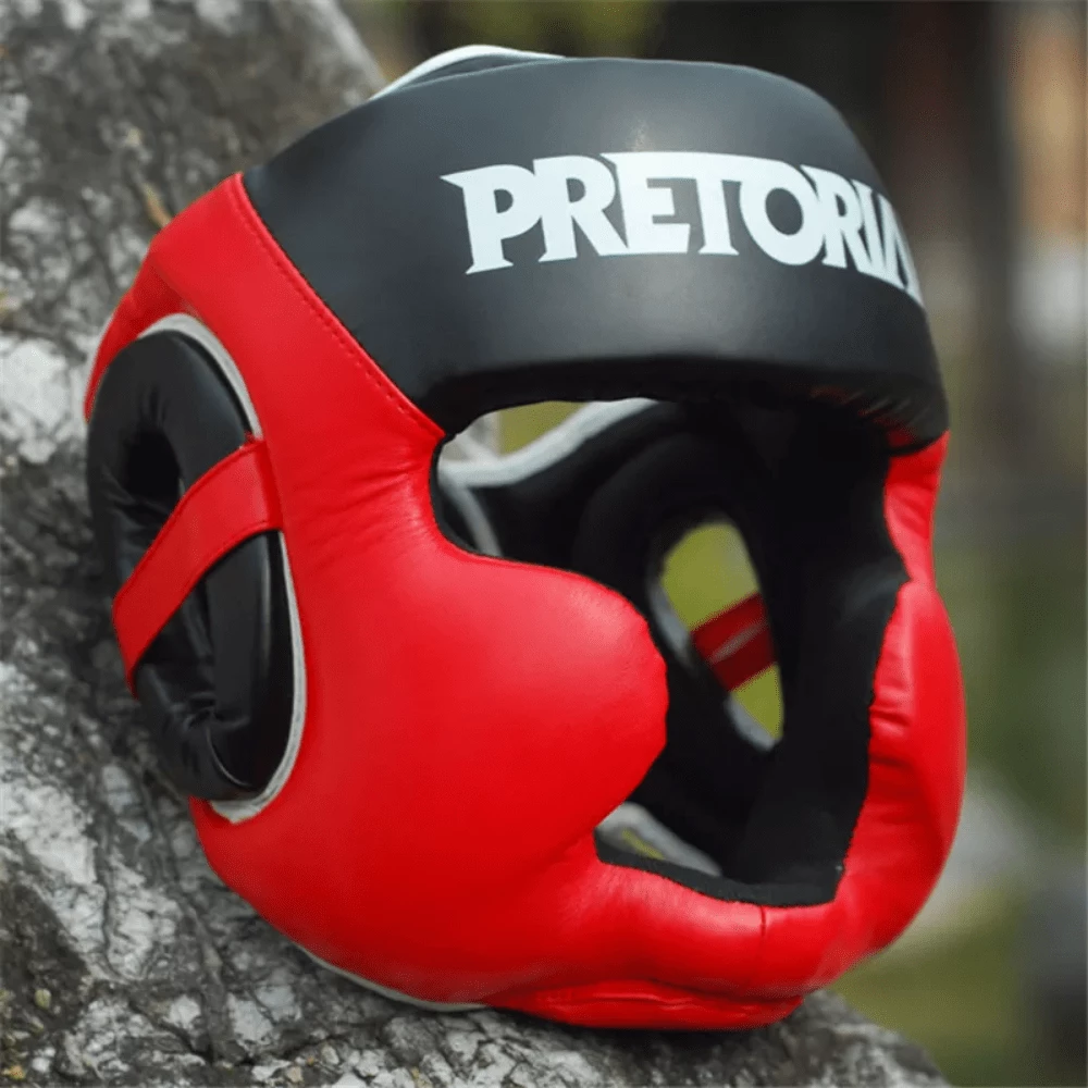 XMARTIAL Red Spartan Muay Thai Headgear 4 XMARTIAL Red Spartan Muay Thai Headgear