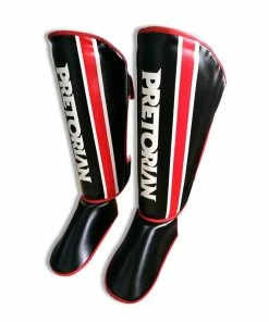 XMARTIAL Red Spartan Muay Thai Shin Guards