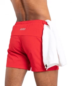 XMARTIAL Streetwear & Athletics Red Gym Shorts 9 XMARTIAL Streetwear & Athletics Red Gym Shorts