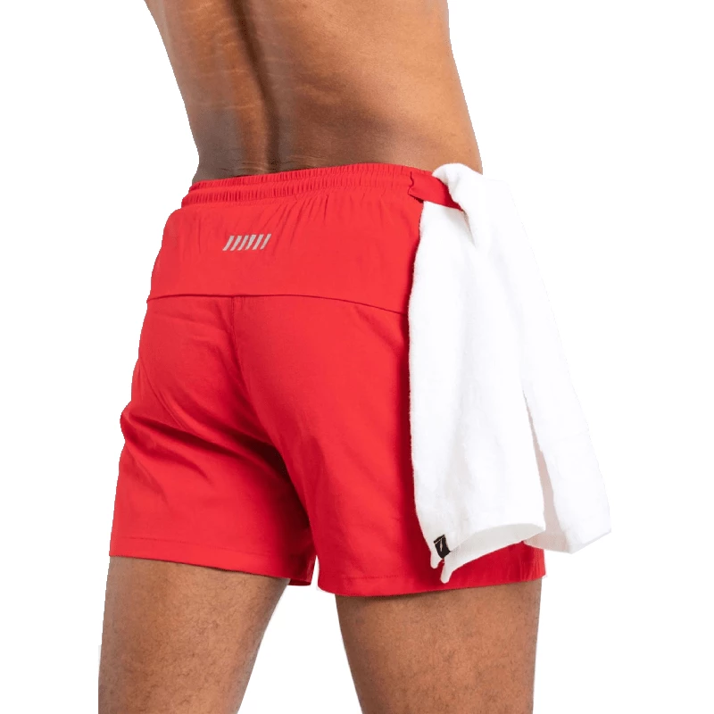 XMARTIAL Streetwear & Athletics Red Gym Shorts 5 XMARTIAL Streetwear & Athletics Red Gym Shorts