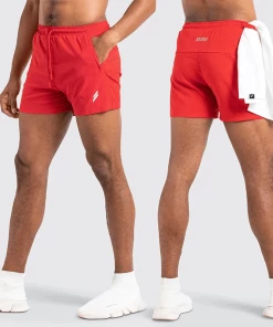 XMARTIAL Streetwear & Athletics Red Gym Shorts 10 XMARTIAL Streetwear & Athletics Red Gym Shorts