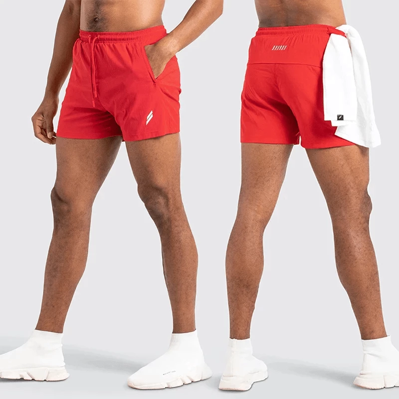XMARTIAL Streetwear & Athletics Red Gym Shorts 6 XMARTIAL Streetwear & Athletics Red Gym Shorts