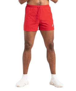 XMARTIAL Streetwear & Athletics Red Gym Shorts