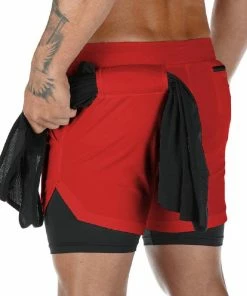 XMARTIAL Red Ultra Pro 2-in-1 Shorts Less Than $35
