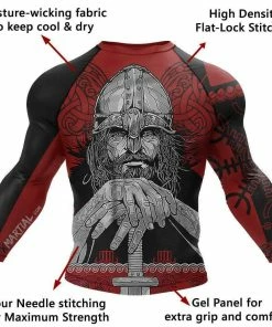 XMARTIAL Red Viking Fightwear Bundle BJJ Bundles (Best Deals)
