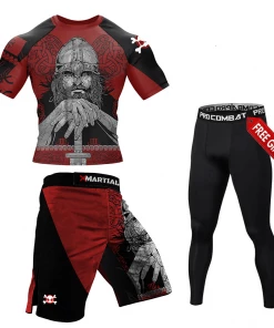 XMARTIAL Red Viking Fightwear Bundle BJJ Bundles (Best Deals)