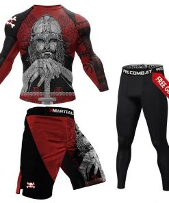 XMARTIAL Red Viking Fightwear Bundle BJJ Bundles (Best Deals)