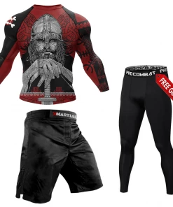 XMARTIAL Red Viking Fightwear Bundle BJJ Bundles (Best Deals)