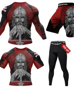 XMARTIAL Red Viking Fightwear Bundle BJJ Bundles (Best Deals)