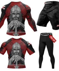 XMARTIAL Red Viking Fightwear Bundle BJJ Bundles (Best Deals)