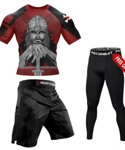 XMARTIAL Red Viking Fightwear Bundle BJJ Bundles (Best Deals)