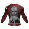 XMARTIAL Red Viking Rash Guard Rash Guards