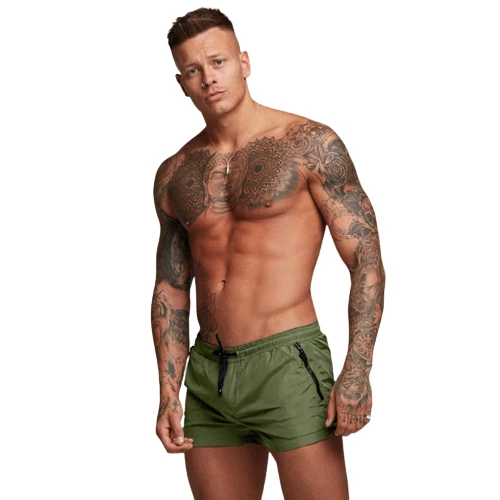 XMARTIAL Retro Green Swim Trunks New Arrival 4 XMARTIAL Retro Green Swim Trunks New Arrival