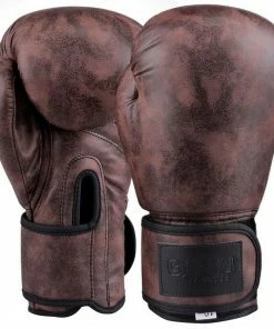 XMARTIAL Coffee Retro Style Boxing Gloves Muay Thai Gear