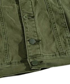 XMARTIAL Grunge Army Denim Vest