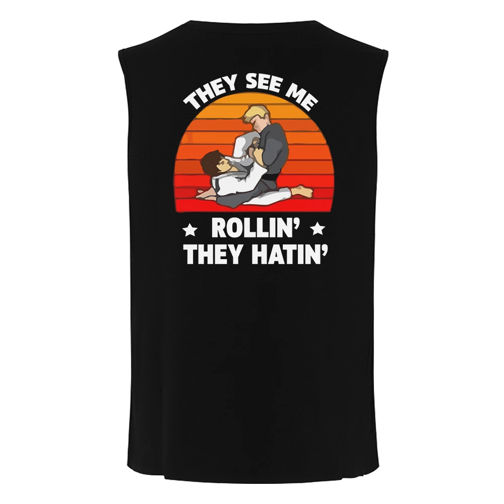 XMARTIAL BJJ Gear Rollin' They Hatin' BJJ Tank Top 4 XMARTIAL BJJ Gear Rollin' They Hatin' BJJ Tank Top