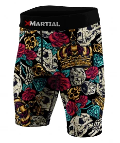 XMARTIAL Royalty BJJ/MMA Compression Shorts MMA Shorts