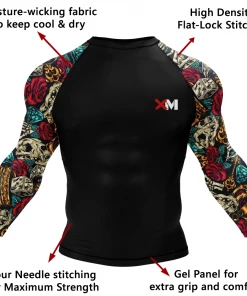 XMARTIAL Royalty Rash Guard